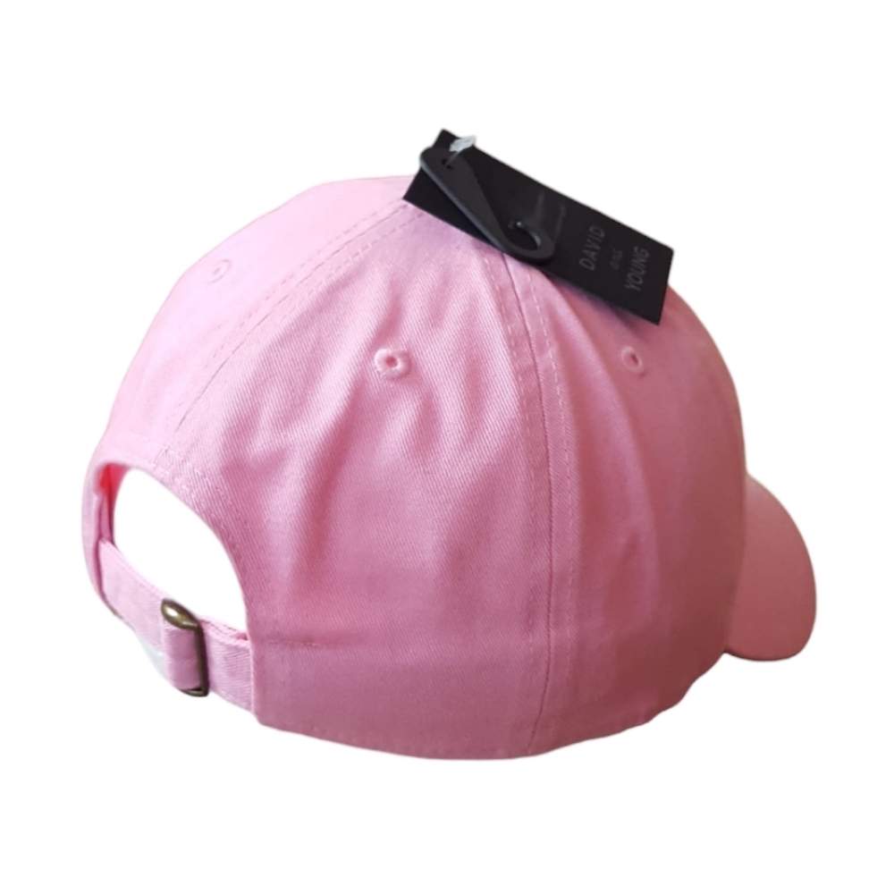 Women's cap, pink baseball hat with adjustable strap back new curved Hats Cap - Picture 13 of 14